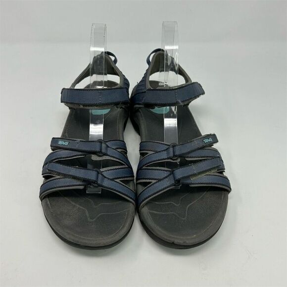 Teva Women's Tirra Blue Sporty Strappy Sandals Size 10** Slingback Adjustable - Picture 5 of 14